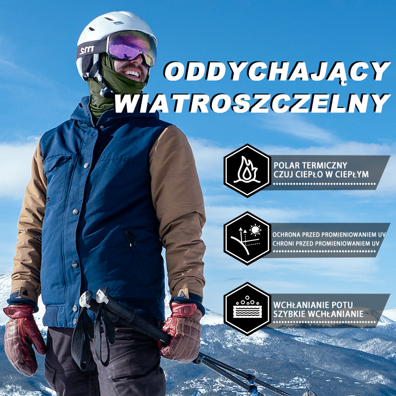 ROCKBROS Kominiarka Jesienno-Zimowa Wiatroszczelna Przeciwpyłowa Oddychająca Jeden Rozmiar-LF7345 Kominiarki