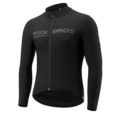 ROCKBROS Zimowa Odzież Rowerowa Męska Ciepła, Oddychająca, Wiatroszczelna