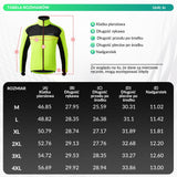 ROCKBROS Zimowa Wiatroodporna Kurtka Rowerowa Typu Softshell Mężczyźni