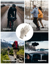 Zimowe Rękawice Rowerowe Z Grafenem Oddychające 5–15°C– S414
