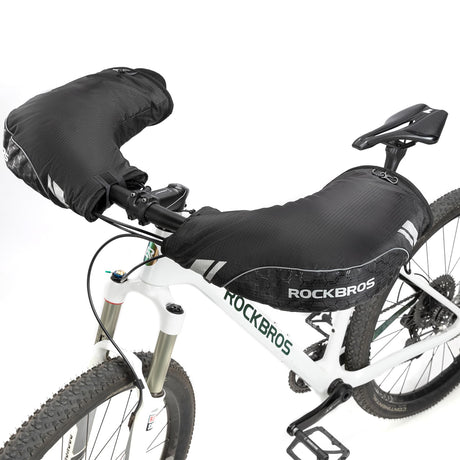 ROCKBROS Rękawice Zimowe na Kierownicę Rowerową Duża Wersja Rękawice na kierownice