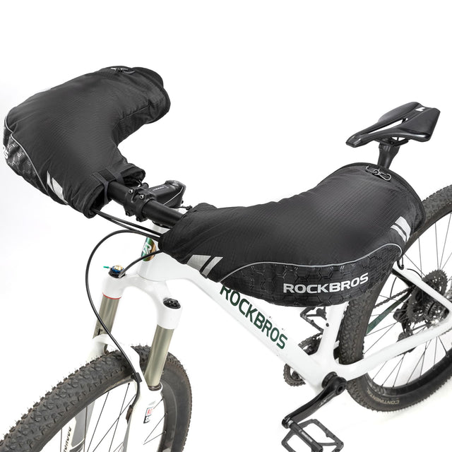 ROCKBROS Rękawice Zimowe na Kierownicę Rowerową Duża Wersja Rękawice na kierownice