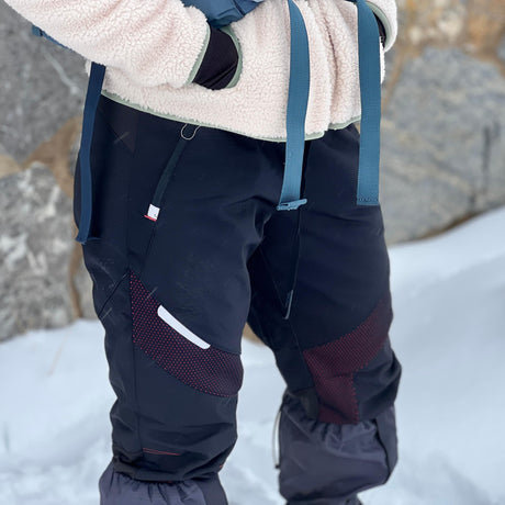 ROCKBROS Spodnie Rowerowe Zimowe Męskie Wiatroszczelny i Wodoodporny-YPK007-1 Spodnie