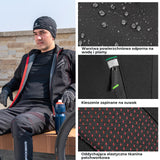 ROCKBROS Spodnie Rowerowe Zimowe Męskie Wiatroszczelny i Wodoodporny-YPK007-1 Spodnie