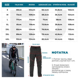 ROCKBROS Spodnie Rowerowe Zimowe Męskie Wiatroszczelny i Wodoodporny-YPK007-1 Spodnie