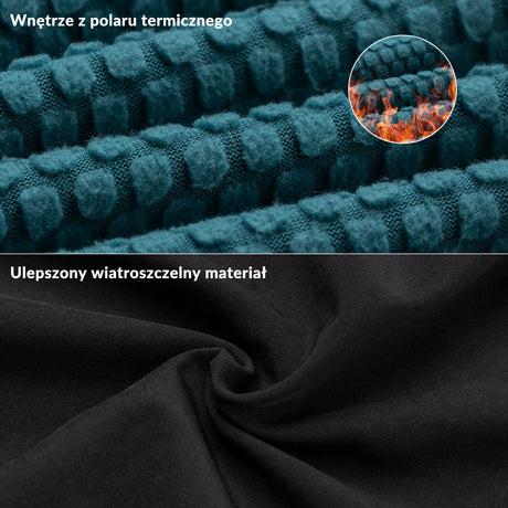 ROCKBROS Spodnie Rowerowe Męskie Długie Narciarskie Ciepły Polar-YPK030-1 Spodnie