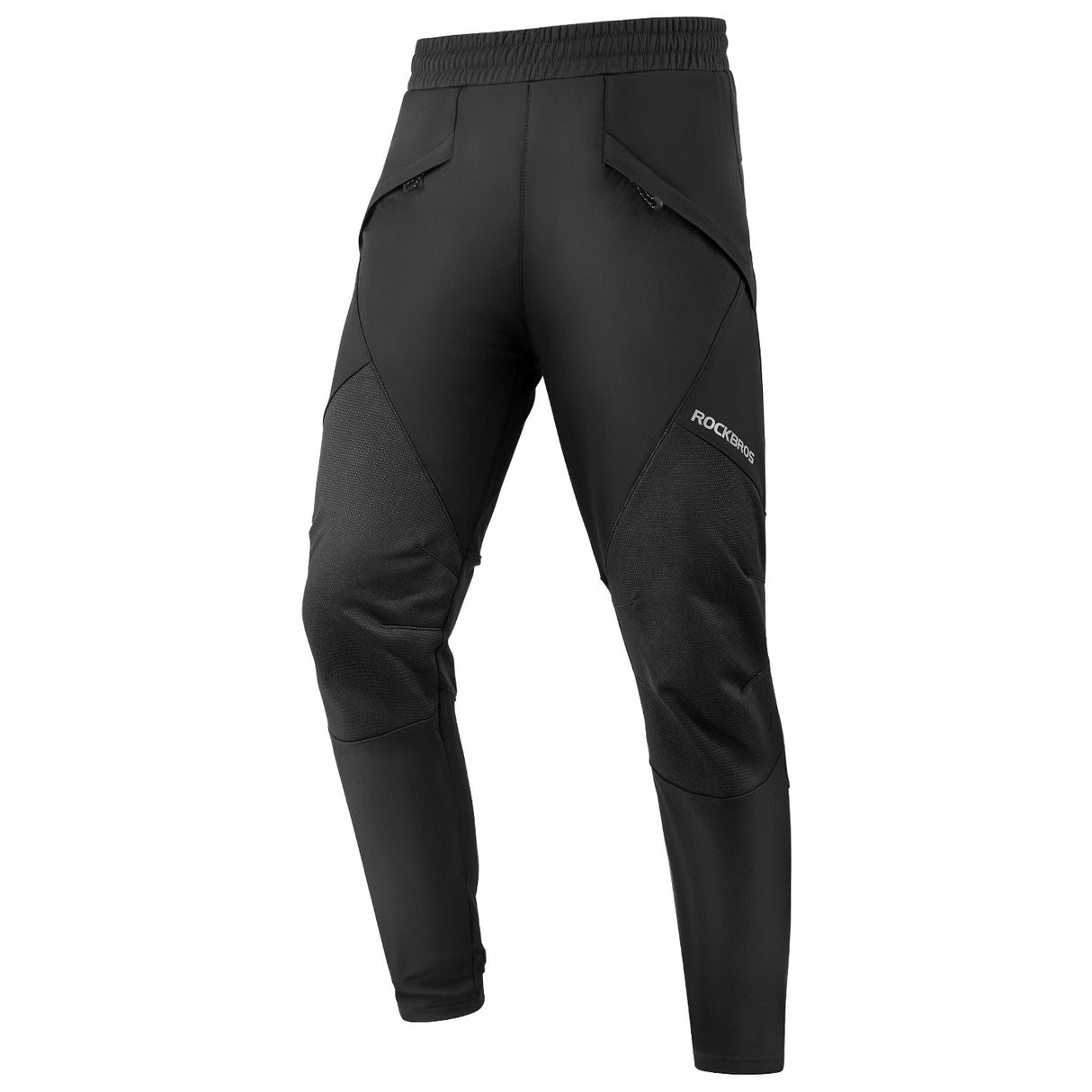ROCKBROS Spodnie Rowerowe Męskie Długie Narciarskie Ciepły Polar-YPK030-1 Spodnie