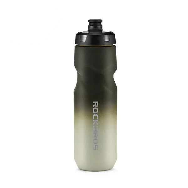 ROCKBROS „Skin-Feel” butelka rowerowa 600 / 750 ml z osłoną przeciwkurzową, lekki i antypoślizgowy