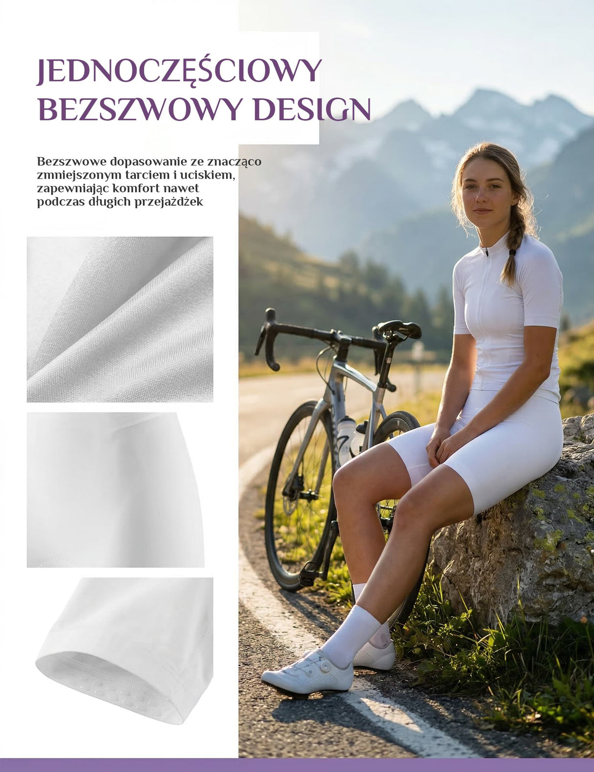 TVI TVI Damskie Spodenki Rowerowe Bezszwowe Z Wkładką Żelową-YDDK017 Spodenki