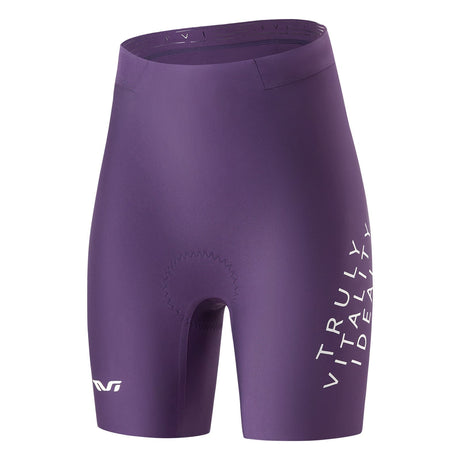 TVI TVI Damskie Spodenki Rowerowe Bezszwowe Z Wkładką Żelową-YDDK017 SpodenkiFioletowy EU Size XS (Asian Size S)