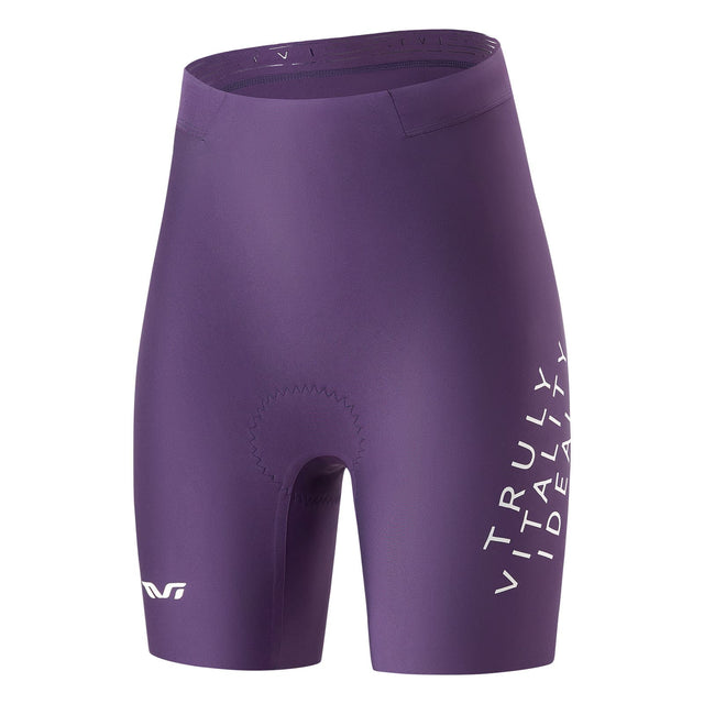 TVI TVI Damskie Spodenki Rowerowe Bezszwowe Z Wkładką Żelową-YDDK017 SpodenkiFioletowy EU Size XS (Asian Size S)