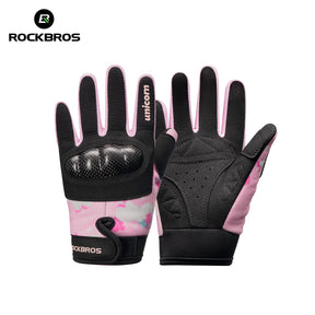 ROCKBROS Dziecięce Rękawiczki Ochronne-S393 RękawiczkiRóżowy S (szerokość dłoni 7.4-7.7）
