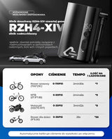 ROCKBROS Elektryczna Pompka Rowerowa 150 PSI z LCD