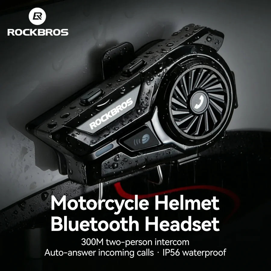 ROCKBROS Interkom Motocyklowy R1 Bluetooth 6.0–R1 Akcesoria rowerowe