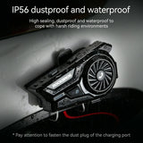 ROCKBROS Interkom Motocyklowy R1 Bluetooth 6.0–R1 Akcesoria rowerowe