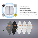 ROCKBROS ROCKBROS Kominiarka Zima Ciepłe Wielofunkcyjne Nakrycie Głowy Wiatroszczelna Odblaskowa Podgrzewacz Szyi do Narciarstwa Motocyklista Jazda na Rowerze M/L Kominiarki