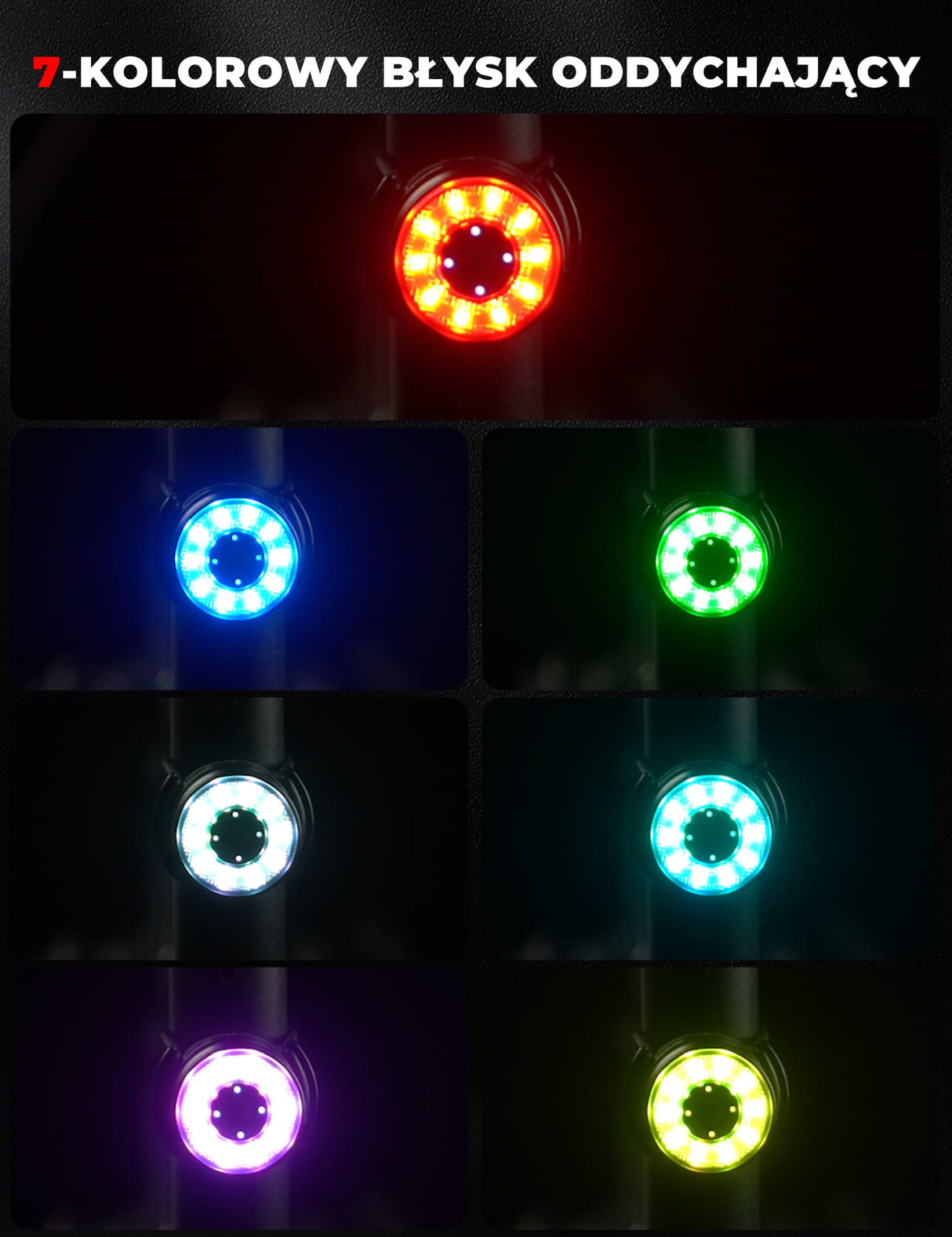 ROCKBROS Smartes Fahrradrücklicht Q1