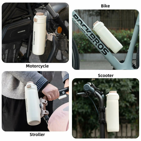 ROCKBROS Magnetyczny Bidon Rowerowy Z Szybkim Montażem 550ml/700ml - S550H-1 Bidony