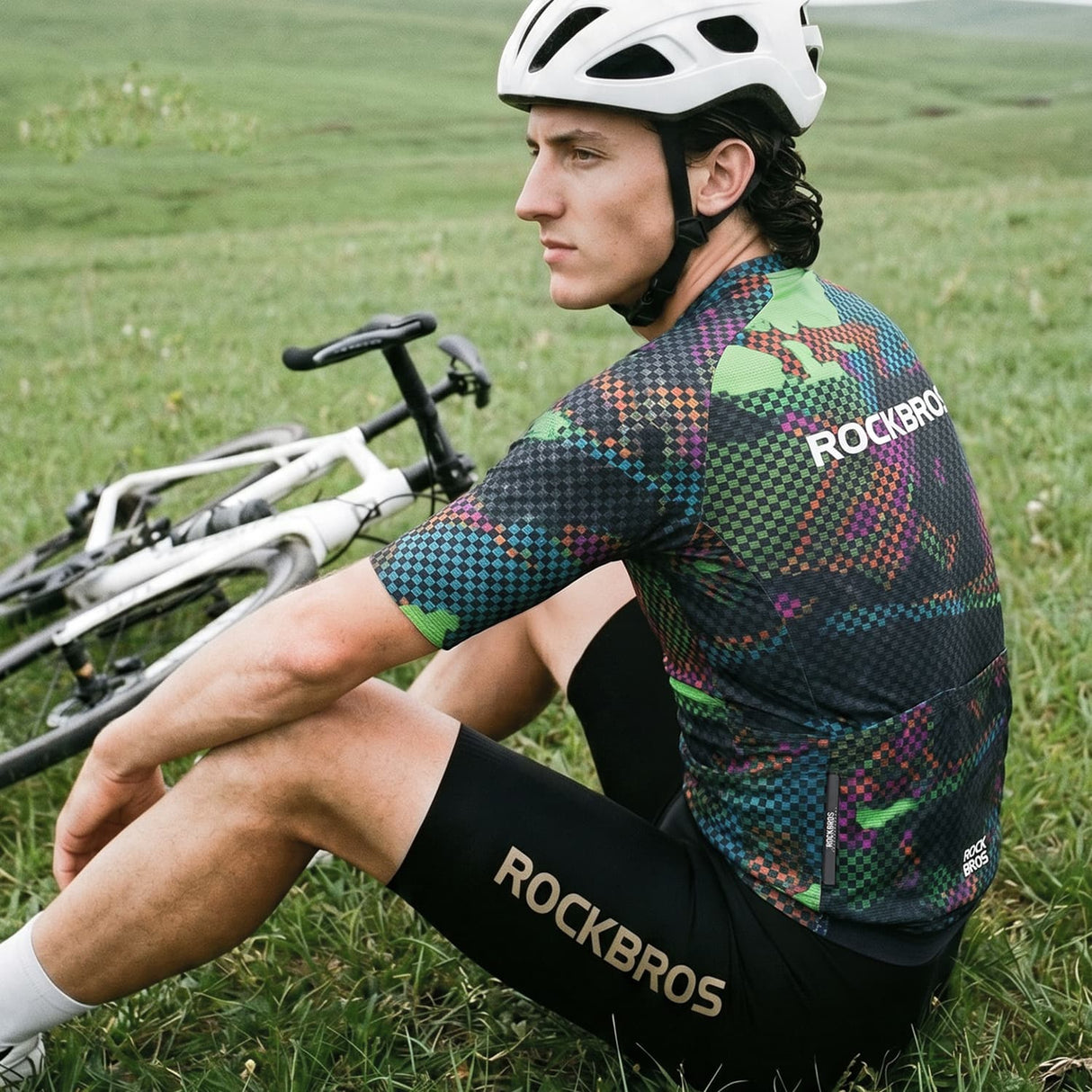 ROCKBROS Męska Koszulka Rowerowa Szosowa - YDDX018 Koszulki