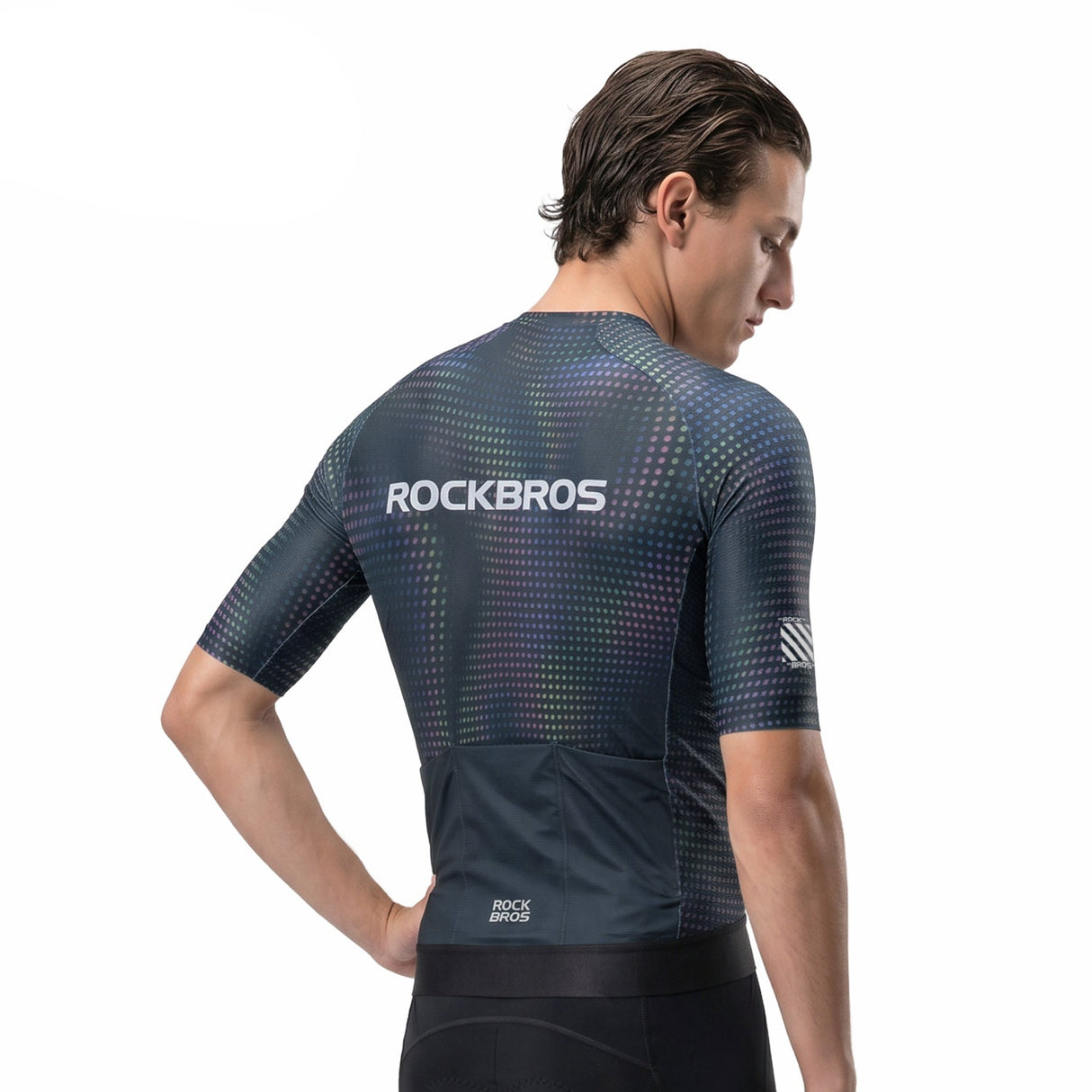 ROCKBROS Męska Koszulka Rowerowa z Krótkim Rękawem - YDDX018 Koszulki