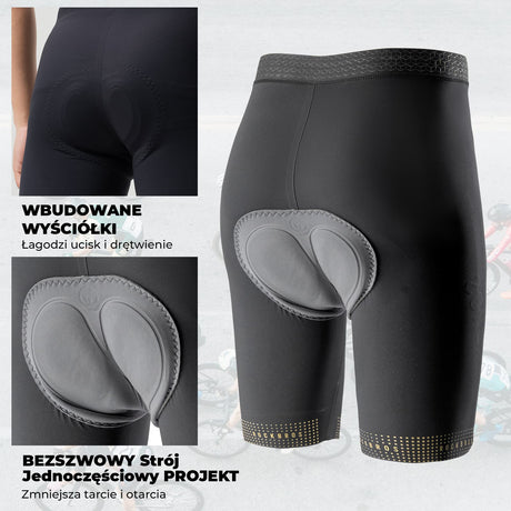 ROCKBROS Męskie Spodenki Rowerowe Endurance Z Wkładką - YDDK012 Spodenki