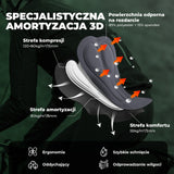 ROCKBROS Męskie Spodenki Rowerowe Z Szelkami, Oddychające Amortyzujące I Wyściełane-YDDK008 Spodnie rowerowe na szelkach