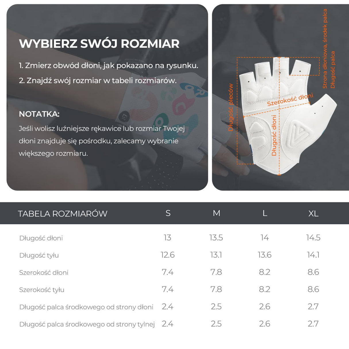 ROCKBROS Rękawiczki Rowerowe Dla Dzieci I Młodzieży z Wkładką - S397 Rękawiczki
