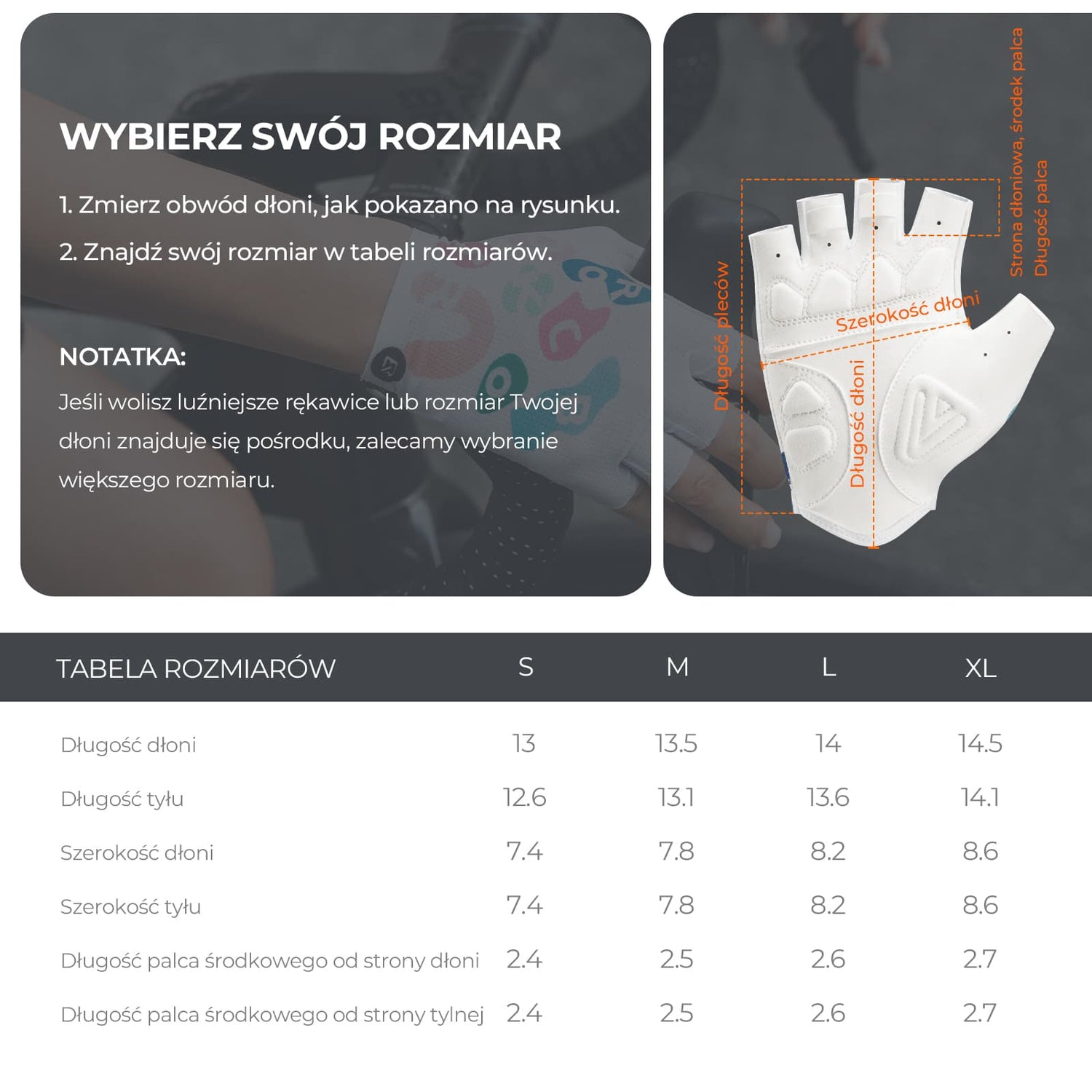 ROCKBROS Rękawiczki Rowerowe Dla Dzieci I Młodzieży z Wkładką - S397 Rękawiczki