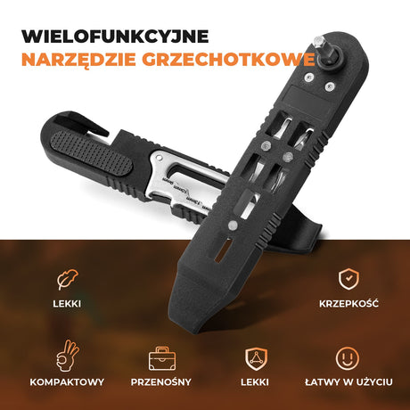 ROCKBROS Zestaw Narzędzi Rowerowych 16 W 1 Mini Tool Łyżki Do Opon Z Kluczem Z Grzechotką Narzędzia do naprawy roweru