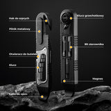 ROCKBROS Zestaw Narzędzi Rowerowych 16 W 1 Mini Tool Łyżki Do Opon Z Kluczem Z Grzechotką Narzędzia do naprawy roweru