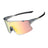 ROCKBROS Okulary Fotochromowe/ Polaryzacyjne 3 pary soczewek wymiennych, ochrona UV-Jasnosrebrny