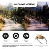 Okulary Kolarskie Bezramkowe Z Filtrem Polaryzacyjnym I Ochroną UV - SP359