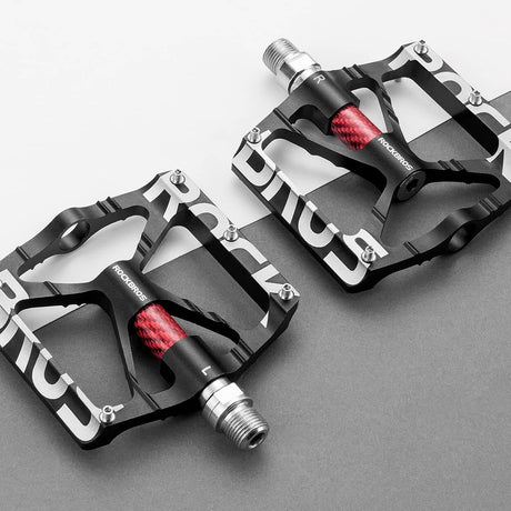 ROCKBROS Pedały Rowerowe 9/16" Aluminiowe Antypoślizgowe z Uszczelnionymi Łożyskami do MTB