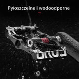 ROCKBROS Pedały Rowerowe 9/16" Aluminiowe Antypoślizgowe z Uszczelnionymi Łożyskami do MTB