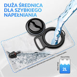 ROCKBROS Plecak Wodoodporny  Wbudowany 2L Worek Na Wodę do Biegania Roweru i Wędrówek