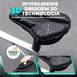 ROCKBROS Pokrowiec na Siodełko 3D Memory Foam, Wygoda i Amortyzacja-LF2493 Nakładki na siodełka