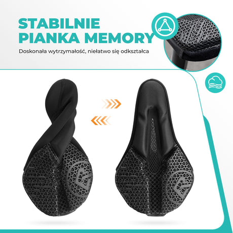 ROCKBROS Pokrowiec na Siodełko 3D Memory Foam, Wygoda i Amortyzacja-LF2493 Nakładki na siodełka