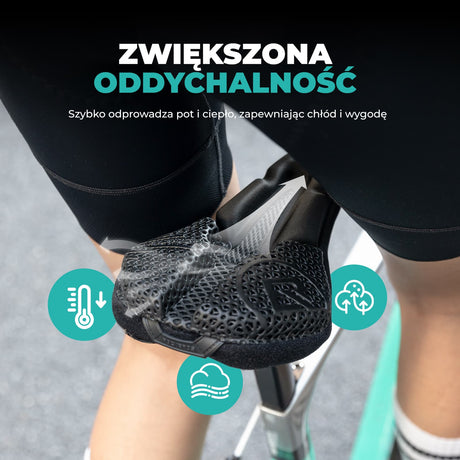ROCKBROS Pokrowiec na Siodełko 3D Memory Foam, Wygoda i Amortyzacja-LF2493 Nakładki na siodełka