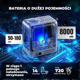 Qunature Przenośny Prysznic Turystyczny z Ekran LED