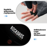 ROAD TO SKY ROAD TO SKY Wygodne, Amortyzujące Rękawiczki Rowerowe Z Półpalcami-TLS005 Rękawiczki