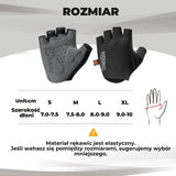 ROAD TO SKY ROAD TO SKY Wygodne, Amortyzujące Rękawiczki Rowerowe Z Półpalcami-TLS005 Rękawiczki