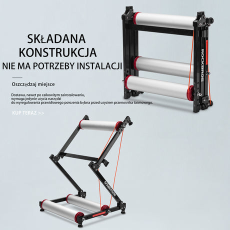 ROCKBROS Regulowane Rolki Treningowe Rowerowe-W5W Stojaki do naprawy rowerów