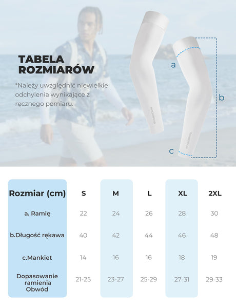 ROCKBROS Rękawki Rowerowe z Jedwabiu Lodowego - XT096 Rękawki i nogawki