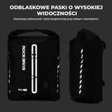 ROCKBROS 100% Wodoodporna Sakwa Rowerowa Na Bagażnik 23L z Funkcją Kompresji Próżniowej - AS-159 Torby na bagażnik