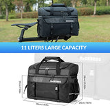 ROCKBROS Torba Rowerowa na Bagażnik, 11L Duża Pojemność, Izolacja Termiczna i Chłodnictwo, z Paskiem na Ramię-A18 Torby na bagażnik