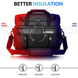 ROCKBROS Torba Rowerowa na Bagażnik, 11L Duża Pojemność, Izolacja Termiczna i Chłodnictwo, z Paskiem na Ramię-A18 Torby na bagażnik