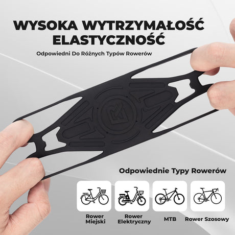 ROCKBROS Silikonowy Uchwyt Rowerowy Na Telefon 4-7" Uchwyty na telefon
