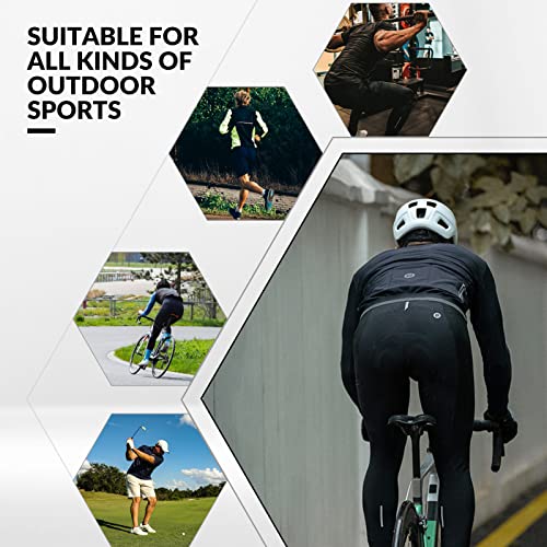 ROCKBROS ROCKBROS Spodnie Rowerowe Zimowe Termiczne Długie Spodnie Oddychające Elastyczne Spodnie Rowerowe do Sportów Zewnętrznych Jazda na Rowerze, Bieganie, Jogging, Podróże Kobiety/Mężczyźni M Spodnie