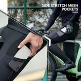 ROCKBROS ROCKBROS Spodnie Rowerowe Zimowe Termiczne Długie Spodnie Oddychające Elastyczne Spodnie Rowerowe do Sportów Zewnętrznych Jazda na Rowerze, Bieganie, Jogging, Podróże Kobiety/Mężczyźni M Spodnie