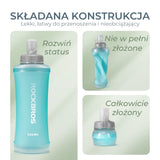 ROCKBROS Sportowy Miękki Bidon Składana Konstrukcja 500ml Bidony